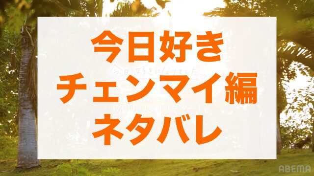 今日好きチェンマイ編